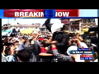 J&K: Protestors clash with police in Srinagar