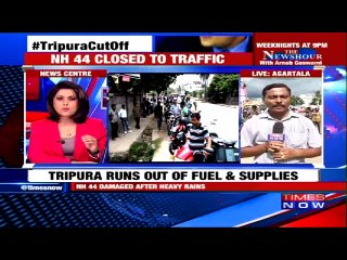 #TripuraCutOff: Trucks stranded for 2 weeks