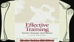 there is  Effective Training 5th Edition