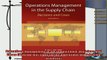behold  Operations Management in the Supply Chain Decisions and Cases McGrawHillIrwin Series