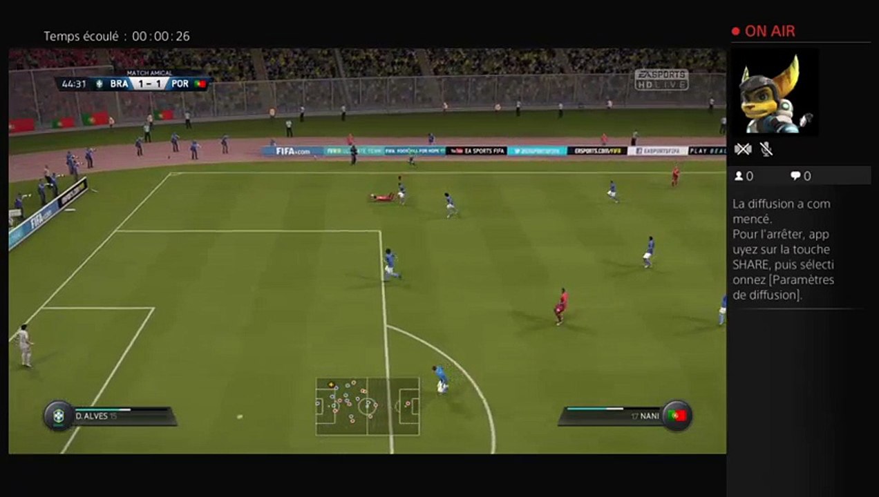 Diffusion PS4 en direct de Zaztou78