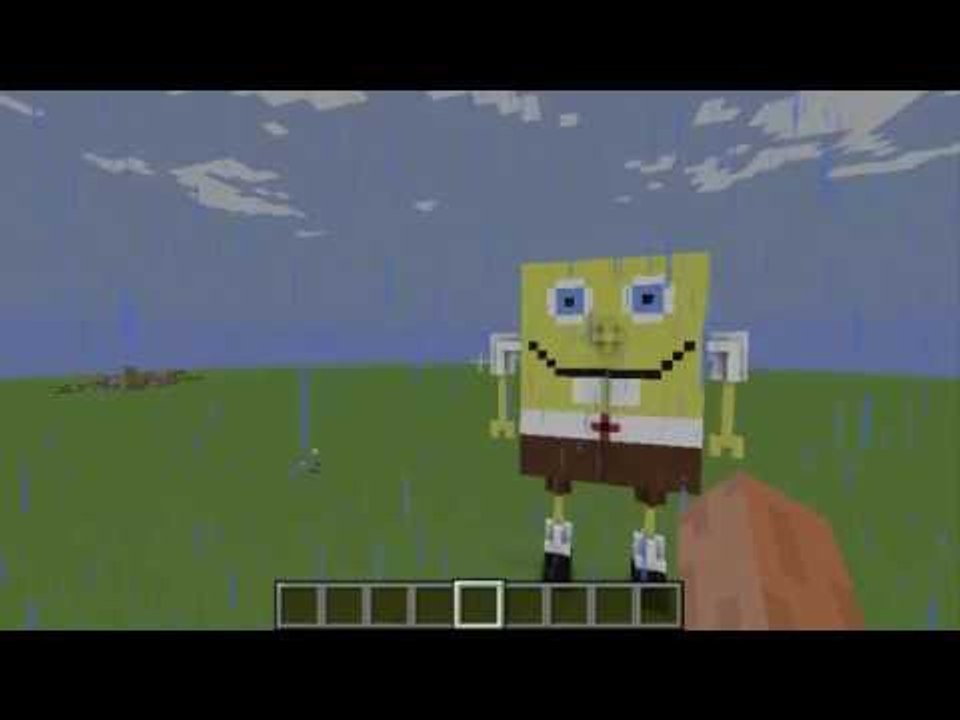 Sponge bob build in Minecraft!!!