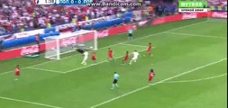 Robert Lewandowski Voley Goal - Poland vs Portugal 1-0 30-06-2016