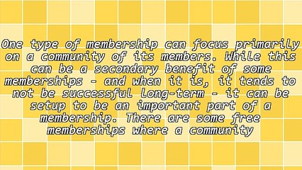 The Community Membership Model
