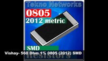 Vishay- 560 Ohm 1% 0805 (2012) SMD Resistors -400pcs