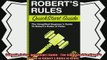 behold  Roberts Rules QuickStart Guide  The Simplified Beginners Guide to Roberts Rules of