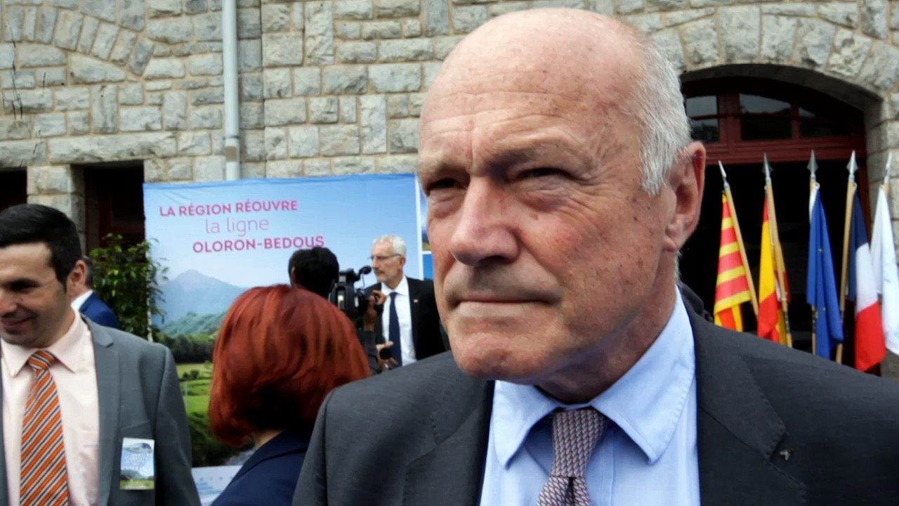 Ligne Oloron-Bedous : Alain Rousset, président de la Nouvelle-Aquitaine