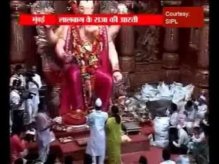 Ganesh aarti at Lalbaug ka Raja