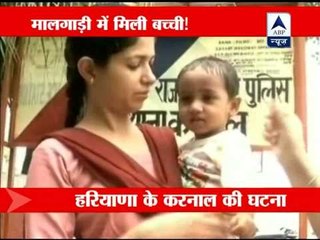 2-year-old girl found abandoned on freight train