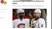 Montreal Canadiens Trade P.K. Subban To The Nashville Predators for Shea Weber!! Block Buster Trade!