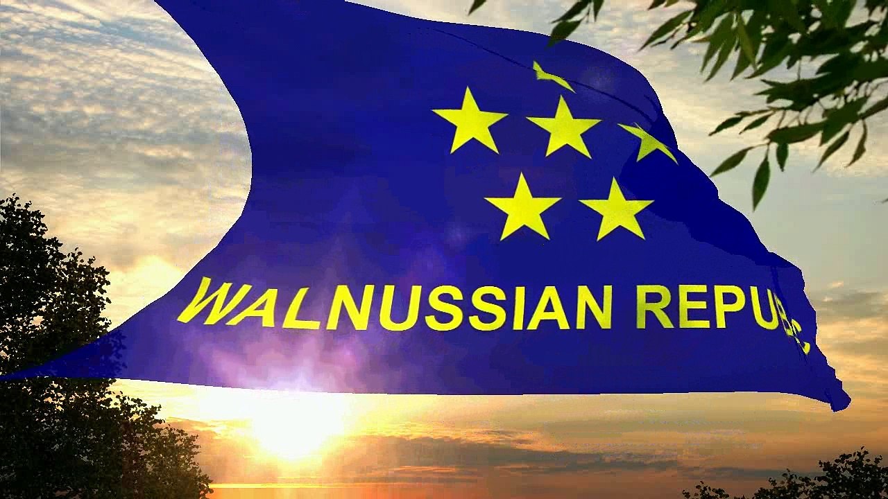 Flag and anthem of the Walnussian Republic