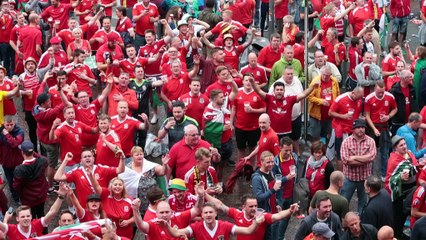 Euro à Lille : les supporters gallois ne sont pas en reste !