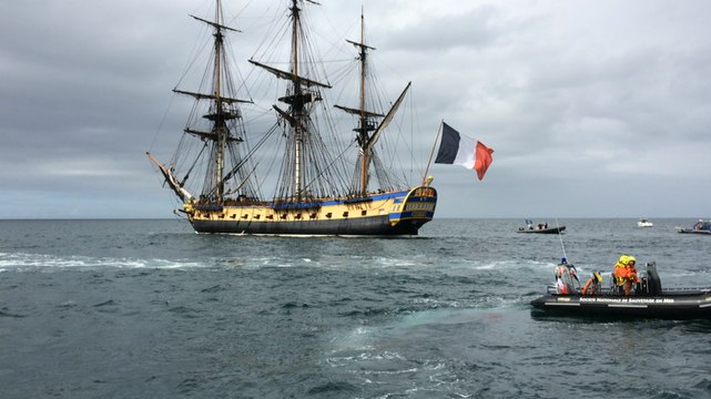 Arrivée de l'Hermione