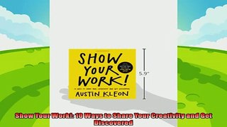 behold  Show Your Work 10 Ways to Share Your Creativity and Get Discovered