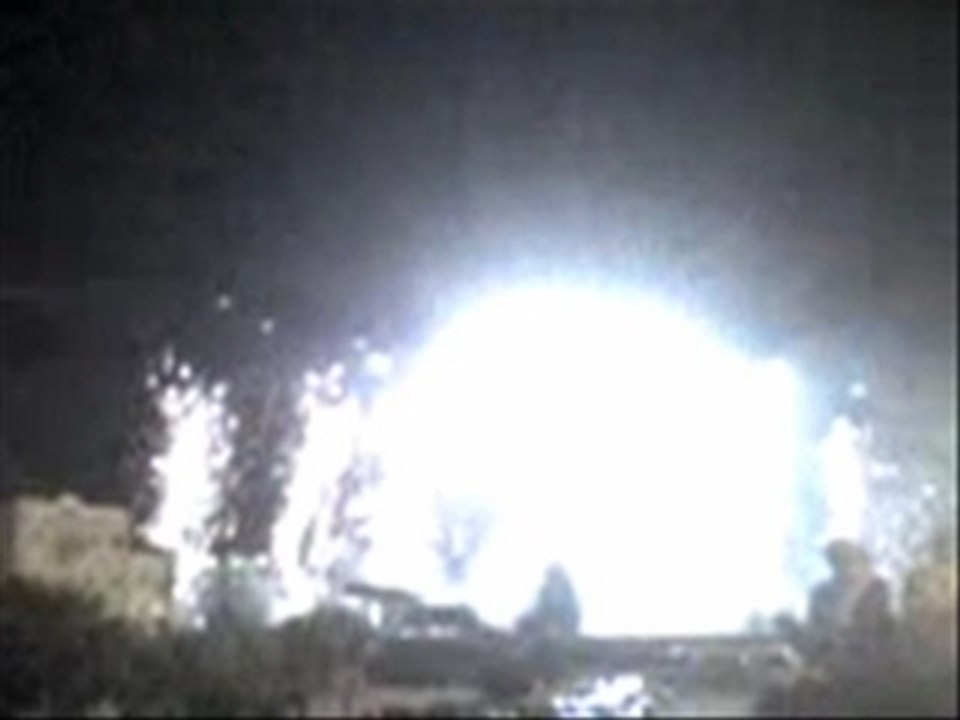 Feu d'artifice 14 juillet 2007 périgueux