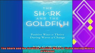 there is  The Shark and the Goldfish Positive Ways to Thrive During Waves of Change