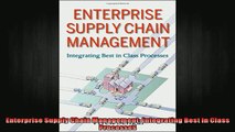 DOWNLOAD FREE Ebooks  Enterprise Supply Chain Management Integrating Best in Class Processes Full EBook