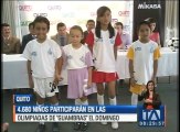 4. 680 niños participaran en las Olimpiadas de los Guambras