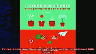 different   Entrepreneurship Starting and Operating A Small Business 4th Edition