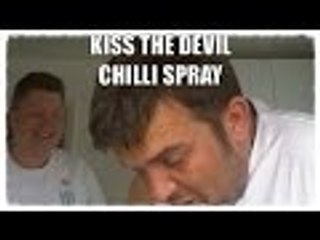 KISS THE DEVIL CHILLI SPRAY ** VOMIT WARNING ** | SUPERMADHOUSE83