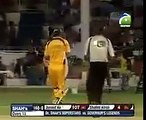 Amjad Sabri Bowling to Shahid Afridi