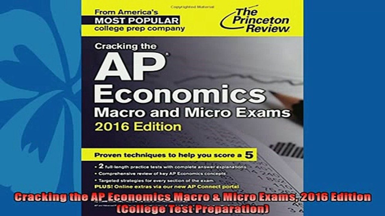 Read here Cracking the AP Economics Macro  Micro Exams 2016 Edition College Test Preparation