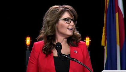 Sarah Palin Says 'Splodey Heads Are Splodin' Over Trump Victory