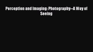 Download Books Perception and Imaging: Photography--A Way of Seeing PDF Free