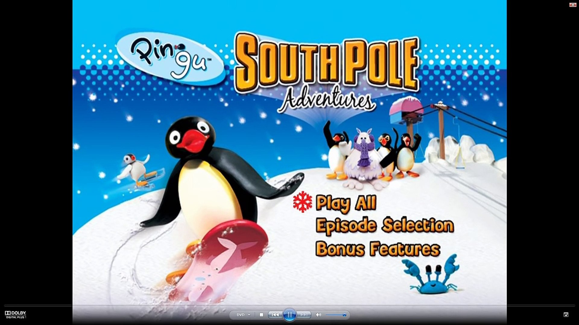 Pingu: South Pole Adventures 2008 DVD Menu Walkthrough - video Dailymotion