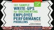 behold  101 Sample WriteUps for Documenting Employee Performance Problems A Guide to Progressive
