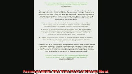For you  Farmageddon The True Cost of Cheap Meat