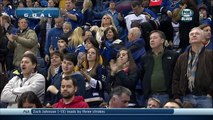Alex Pietrangelo wrist shot goal 6-2 Columbus Blue Jackets vs St. Louis Blues 1/4/14 NHL Hockey