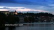 Cityscape of Prague at night with Charles Bridge Karluv Most over Vltava river and Prague Castle