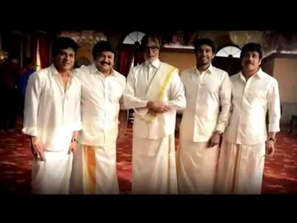 Amitabh dons a south indian ‘Mundu’