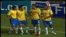 Lucas faz três gols na final do Sulamericano sub 20 Brasil 6 x 0 Uruguai