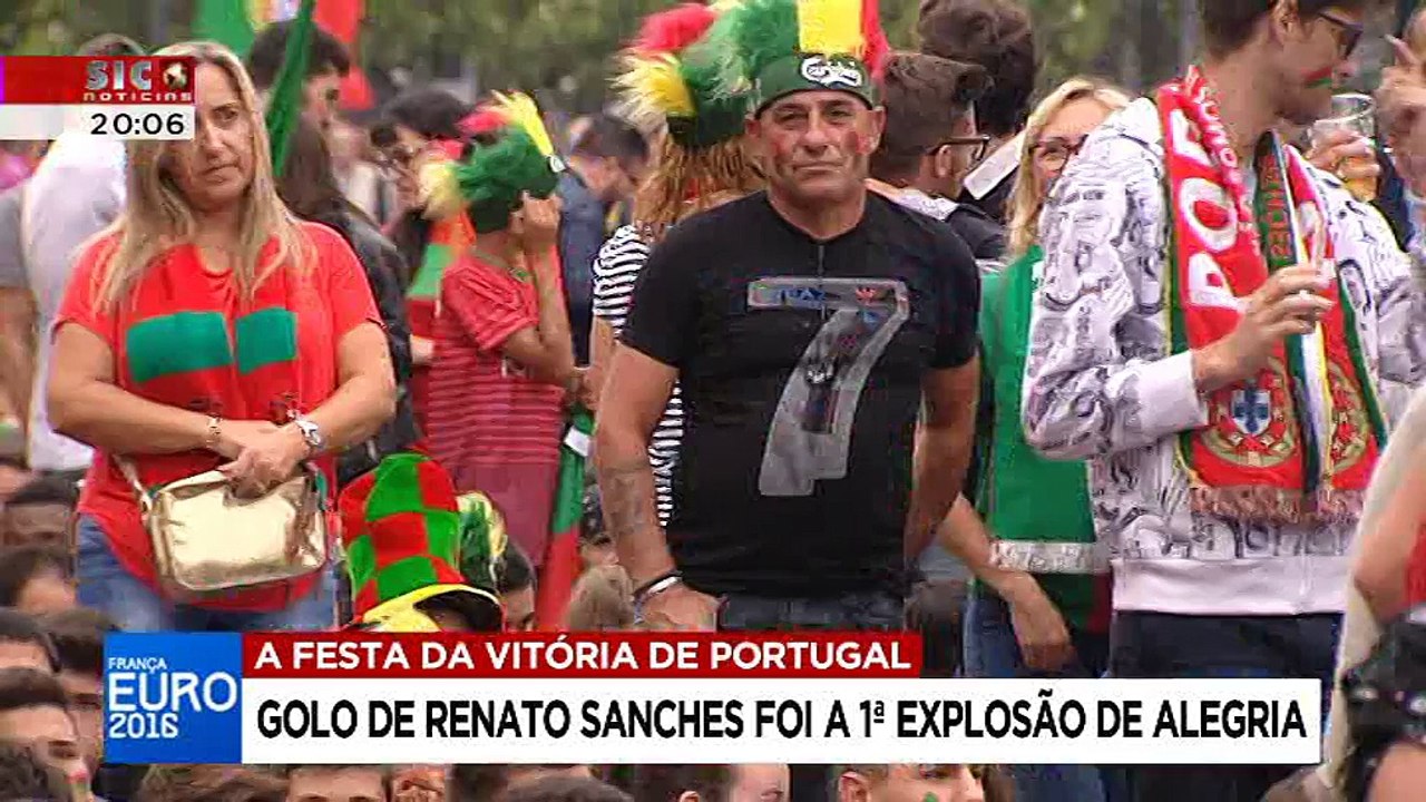 Euro 2016  Portugal parou para ver a bola Polónia VS Portugal Euro 2016