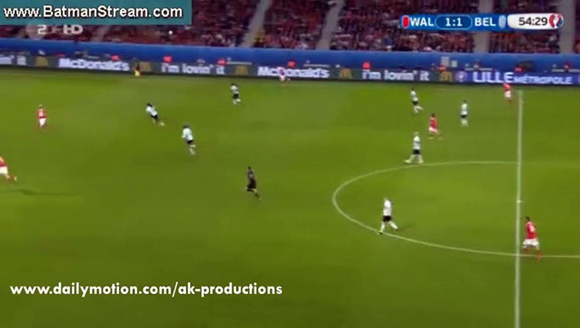 Hal Robson-Kanu Goal HD - Wales 2-1 Belgium - 01-07-2016