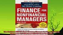 complete  The McGrawHill 36Hour Course Finance for NonFinancial Managers 3E McGrawHill