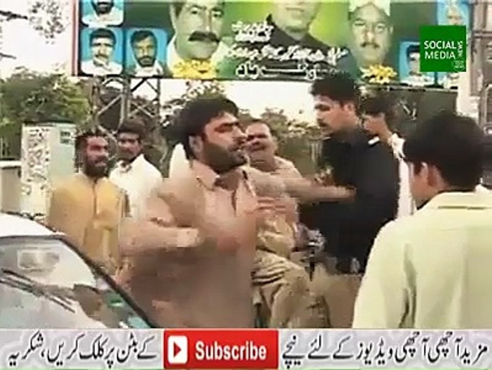 غیرت مند پٹھان نے پنجاب پولیس کی کر دی پٹائی۔