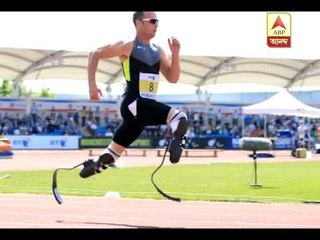 Скачать видео: Oscar Pistorius,the South African athlete creates history