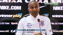 'No jogo contra o Atlético-MG, Cássio não fez uma defesa difícil', diz Cristóvão Borges