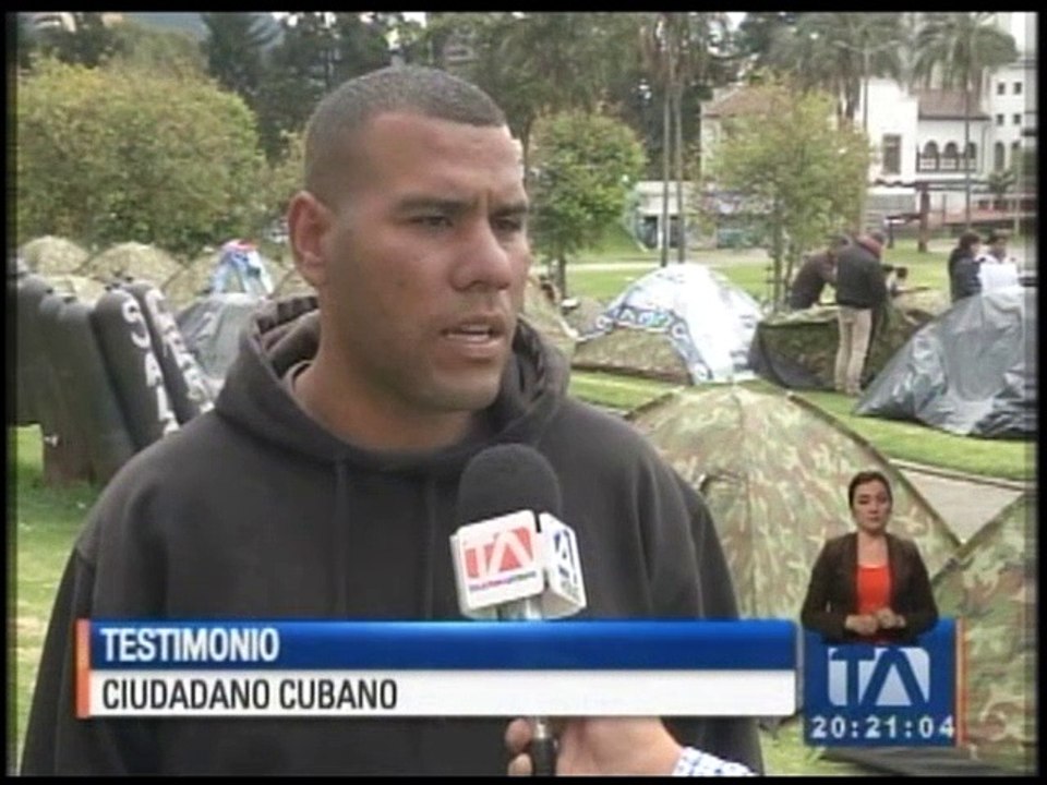 Cubanos en Quito aseguran que continuarán protesta