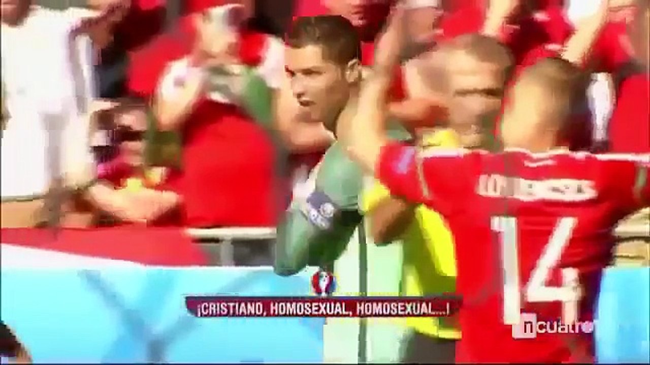 Hungary fans: Homosexual Ronaldo 2016