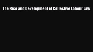 [PDF] The Rise and Development of Collective Labour Law Download Online