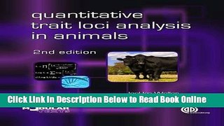 Read Quantitative Trait Loci Analysis in Animals (Modular Texts Series)  Ebook Online