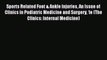 Download Sports Related Foot & Ankle Injuries An Issue of Clinics in Podiatric Medicine and