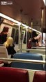 Female Passenger Squarely Kicks Female Passenger In The Face
