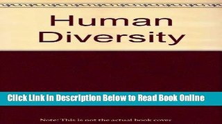 Read Human Diversity  Ebook Free
