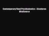 Download Contemporary Fixed Prosthodontics - Elsevieron VitalSource Ebook Online