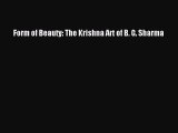 Read Form of Beauty: The Krishna Art of B. G. Sharma Ebook Free